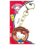 Sanrio Characters Kirakira Clear Metal Charm [1.Hello Kitty]