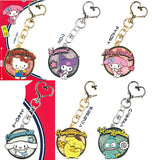 Sanrio Characters Kirakira Clear Metal Charm [All 6 type set(Full Complete)]