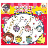 Sanrio Characters Kirakira Clear Metal Charm [All 6 type set(Full Complete)]