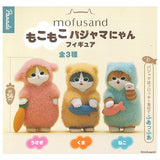 mofusand Mokomoko Pajama Nyan Figure [All 3 type set(Full Complete)]