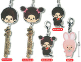 Monchhichi Metal Charm [All 5 type set(Full Complete)]