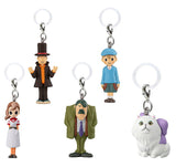 Professor Layton and the Curious Village Mejirushi Accessory [All 5 type set(Full Complete)]