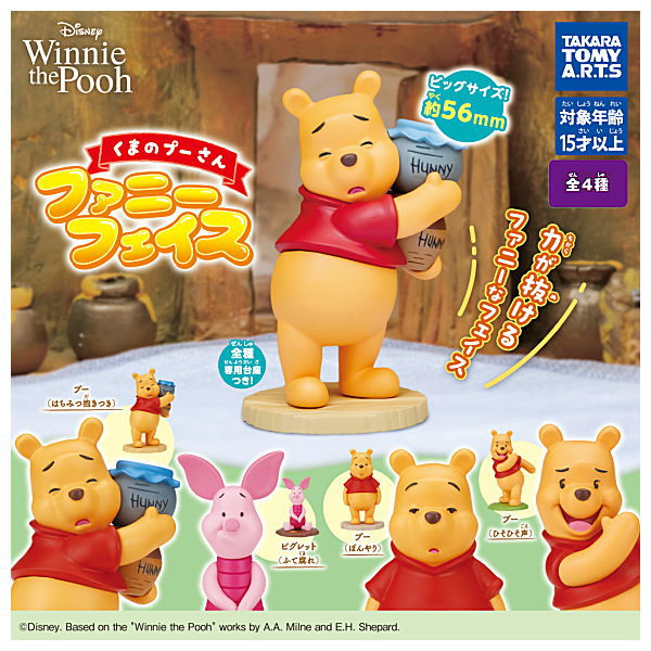 Winnie the Pooh Funny Face [All 4 type set(Full Complete)]