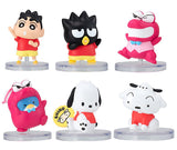 Crayon Shin-chan x Sanrio Characters Figure Collection [All 6 type set(Full Complete)]