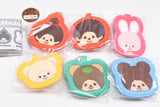 Monchhichi Leather-Like Keychain [All 6 type set(Full Complete)]