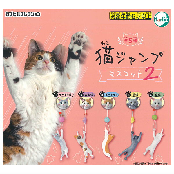 Cat Jump Mascot Part.2 [All 5 type set(Full Complete)]