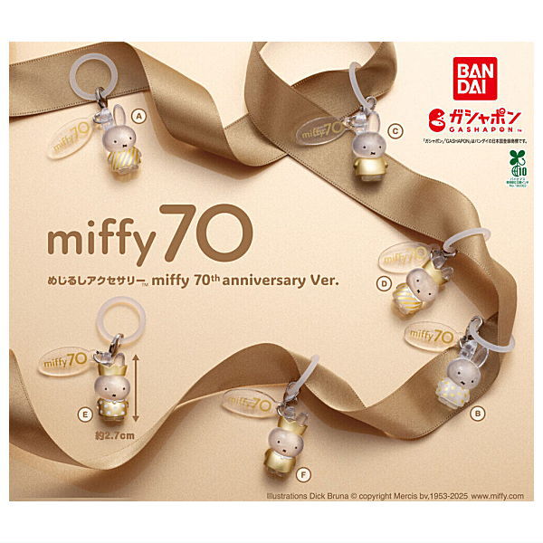 Mejirushi Accessory miffy 70th anniversary Ver. [All 6 type set(Full Complete)]