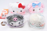 Sanrio Characters narashite pippi! Oto ga naru mascot plush toy Nikuman [All 4 type set(Full Complete)]