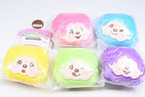 Monchhichi Face Plush Toy Colorful Version [All 5 type set (Full Complete)]