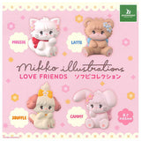 mikko illustrations LOVE FRIENDS Sofubi Collection [All 4 type set(Full Complete)]