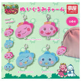 New Zawazawamori no Ganko-chan Plush Charm [All 4 type set(Full Complete)]