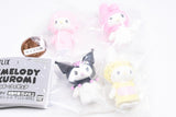 NETFLIX MY MELODY & KUROMI Flocky Figure [All 4 type set(Full Complete)]