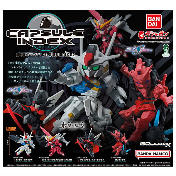 Gundam CAPSULE INDEX 02 [All 4 type set(Full Complete)]