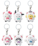 Mejirushi Accessory Sanrio Characters Fuwafuwa Snow [All 6 type set(Full Complete)]