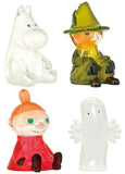 MOOMIN Clear Soft Vinyl Figure [All 4 type set (Full Complete)]