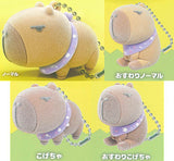100 yen Goraku Goracapy Flocky Figure Ball Chain [All 4 type set(Full Complete)]