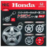 Honda Wheel Keychain Part.2 NSX Series Vol. 1 [All 5 type set(Full Complete)]
