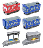 Mini Motor Train DX EF81 Hokutosei Illuminating Station Building & Platform [All 6 type set(Full Complete)]