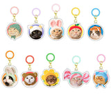 Kawaiikawaii Nekonokaburimono Acrylic Charm [All 10 type set (Full Complete)]