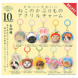 Kawaiikawaii Nekonokaburimono Acrylic Charm [All 10 type set (Full Complete)]