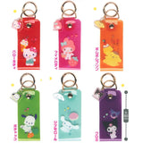 Sanrio Characters Vinyl Keychain with Mini Charm [All 6 type set (Full Complete)]