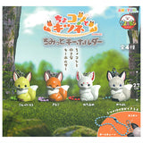 Chokonto Kitsune Chimitto Keychain [All 4 type set (Full Complete)]