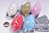 Hato sensha Mini Soft Vinyl Mascot [All 5 type set (Full Complete)]