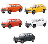 Honda x Hasegawa 1/64 Scale CIVIC RS (SB-1) 3-Door Hatchback (1974) [All 5 type set(Full Complete)]