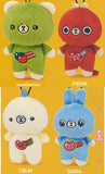 Npokoo Petit Mascot Plush Toy [All 4 type set(Full Complete)]