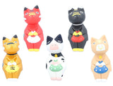 Asian interior goods Koshikake Animals Part.3 Mo-chan friends [All 5 type set(Full Complete)]