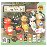 Asian interior goods Koshikake Animals Part.3 Mo-chan friends [All 5 type set(Full Complete)]
