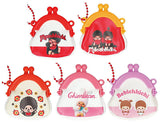 Monchhichi Mini Gamaguchi Keychain [All 5 type set(Full Complete)]