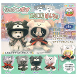 Schna and Bob Plush Costume Poncho [All 4 type set(Full Complete)]