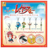 Magic Knight Rayearth Mejirushi Deformed Acrylic Charm [All 6 type set(Full Complete)]