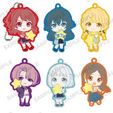 Gakuen Idolmaster Mugyumini Rubber Keychain vol. 1 [All 6 type set(Full Complete)]