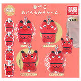 Kaiun Akabeko Plush Charm [All 4 type set(Full Complete)]