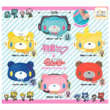 Hatsune Miku (PiaPro Characters) x Gloomy Fuwafuwa Face Pouch [All 6 type set(Full Complete)]