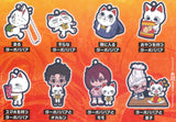 TV Anime Dandadan Turbo-Granny(manekineko)darake! Rubber Keychain [All 8 type set(Full Complete)]