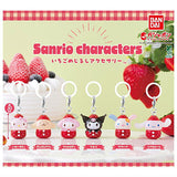 Sanrio Characters Strawberry Mejirushi Accessory [All 6 type set(Full Complete)]