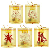 Tangled Lantern Keychain [Assorted 5 type set (1.Crest of the Kingdom/2.Rapunzel/4.Pascal/5.Maximus/6.Two People Gazing at Each Other)]