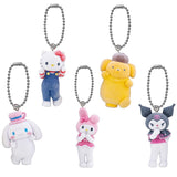 Sanrio Characters Miniature Charm Live Character [All 5 type set(Full Complete)]