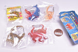 Squid and Octopus Carabiner [All 5 type set (Full Complete)]