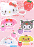 Sanrio Characters Reversible Plush Toy Strawberry Design [All 5 type set (Full Complete)]