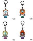 Pan Dead Swaying Body Metal Keychain [All 4 type set (Full Complete)]