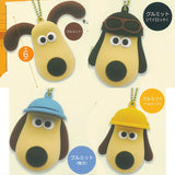 Wallace and Gromit Rubber Charm [All 4 type set (Full Complete)]