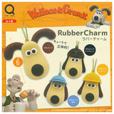 Wallace and Gromit Rubber Charm [All 4 type set (Full Complete)]