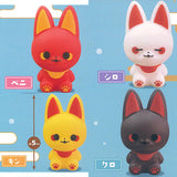 Kamisamakitsune to Salaryman Soft vinyl Mascot [All 4 type set (Full Complete)]