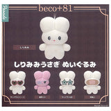 beco+81 Shirimimi usagi Plush Toy [All 5 type set (Full Complete)]
