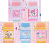 Sanrio Characters Roller Eraser Style Keychain [All 5 type set (Full Complete)]