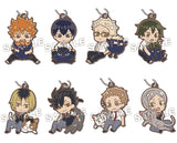 Deformed Rubber! Haikyu!! Mascot Karasuno & Nekoma Keychain [All 8 type set (Full Complete)]